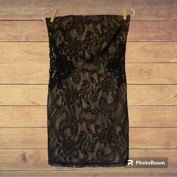 Forever 21 Black Strapless Dress   Size M   NWT - Picture 1 of 5